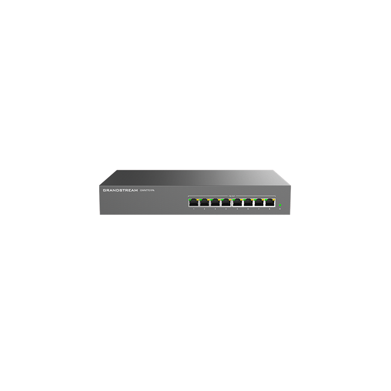 Grandstream GWN7701PA 8-Port Gigabit 8-Port PoE+ Switch Grandstream GWN7701PA 8-Port Gigabit 8-Port PoE+ Switch