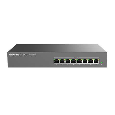 Grandstream GWN7701PA 8-Port Gigabit 8-Port PoE+ Switch