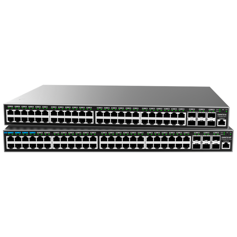 Grandstream GWN7816P 48-Port Gigabit Enterprise Layer 3 Managed PoE Network Switch Grandstream GWN7816P 48-Port Gigabit Enterprise Layer 3 Managed PoE Network Switch
