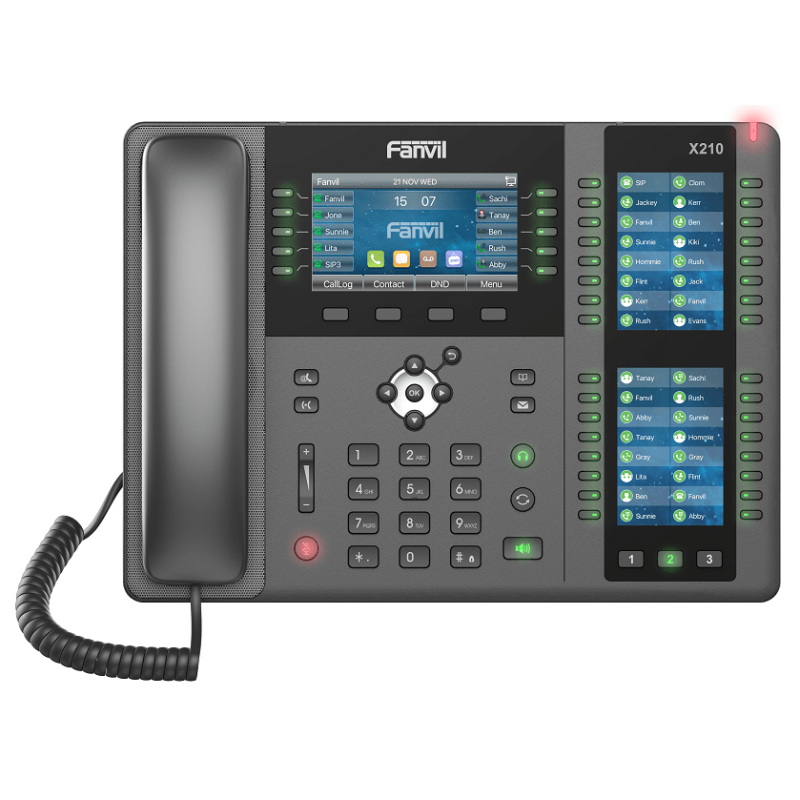 Fanvil X210 Enterprise IP-Phone with Colour Screens & 106 DSS Keys Fanvil X210 Enterprise IP-Phone with Colour Screens & 106 DSS Keys