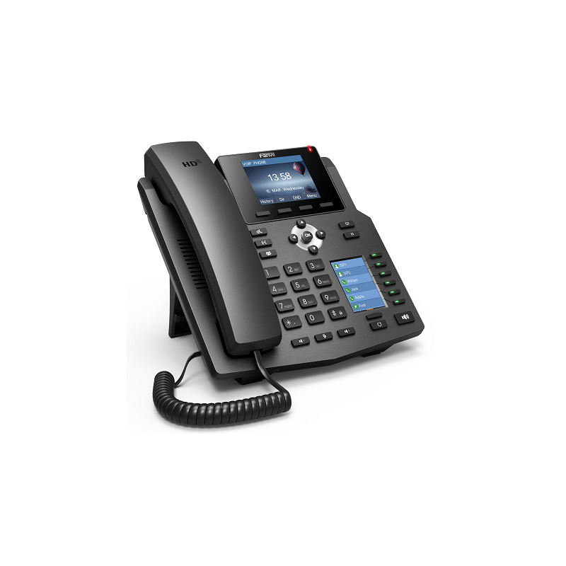 Fanvil X4 4-Line Enterprise IP-Phone with Colour Screens & 30 DSS Keys Fanvil X4 4-Line Enterprise IP-Phone with Colour Screens & 30 DSS Keys
