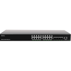 Grandstream GWN7812P 16-Port Gigabit Enterprise Layer 3 Managed PoE Network Switch
