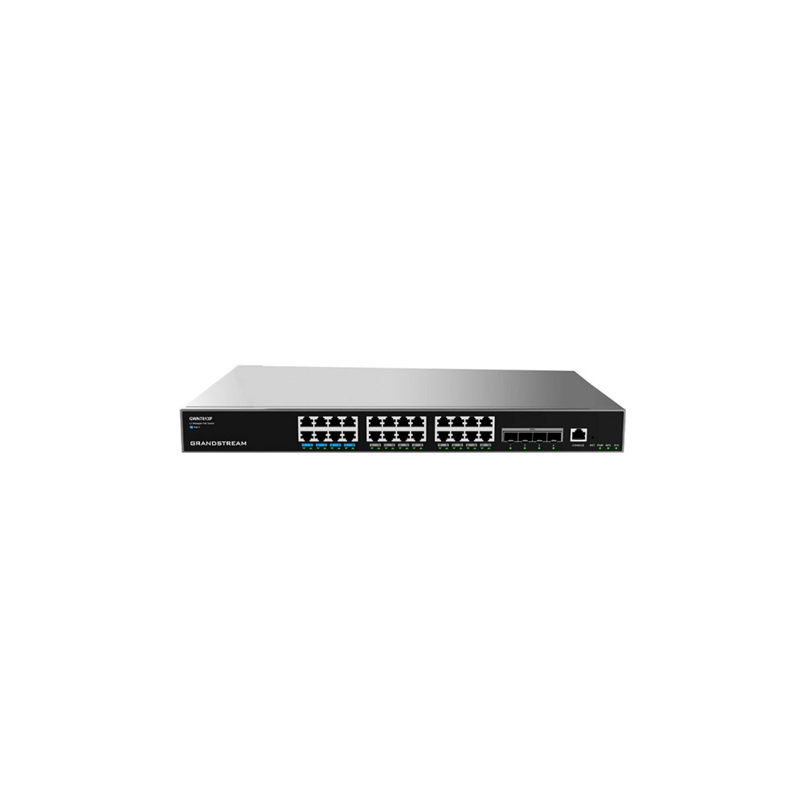 Grandstream GWN7813P 24-Port Gigabit Enterprise Layer 3 Managed PoE Network Switch Grandstream GWN7813P 24-Port Gigabit Enterprise Layer 3 Managed PoE Network Switch