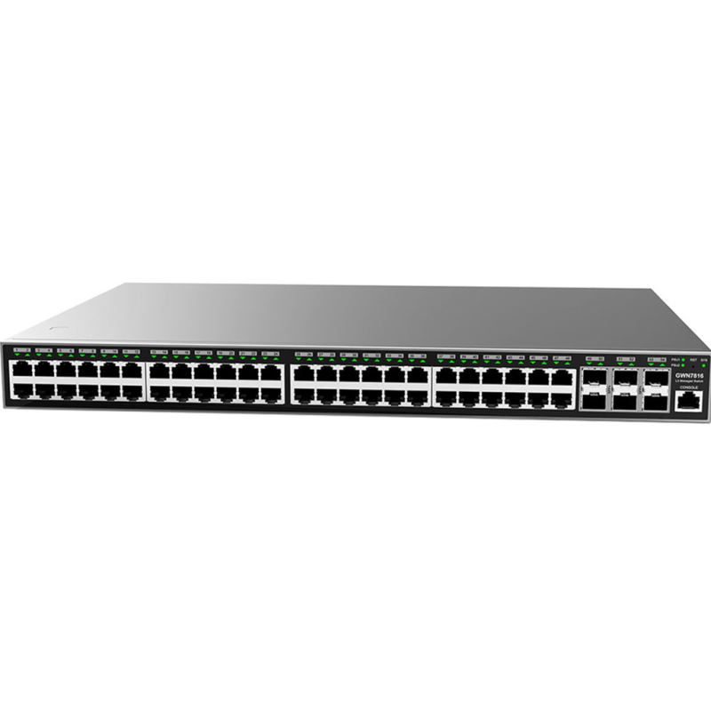 Grandstream GWN7816P 48-Port Gigabit Enterprise Layer 3 Managed PoE Network Switch Grandstream GWN7816P 48-Port Gigabit Enterprise Layer 3 Managed PoE Network Switch