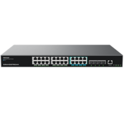 Grandstream GWN7822P 24-Port Layer-3 Multi-Gigabit Enterprise Managed PoE Network Switch
