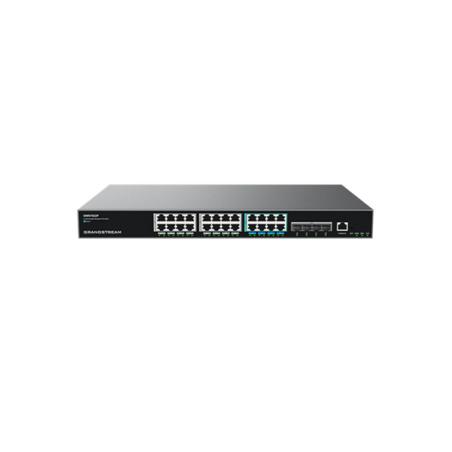 Grandstream GWN7822P 24-Port Layer-3 Multi-Gigabit Enterprise Managed PoE Network Switch
