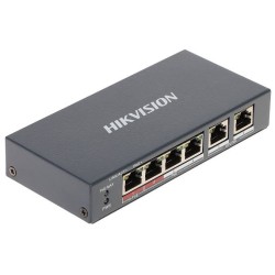 Hikvision Ds_3e1106hp_eI 4port 10/100 Poe switch + 2uplink port