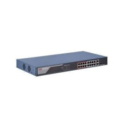 Hikvision DS-3E1318P-E i16-Port Fast Ethernet Web-Managed PoE Switch