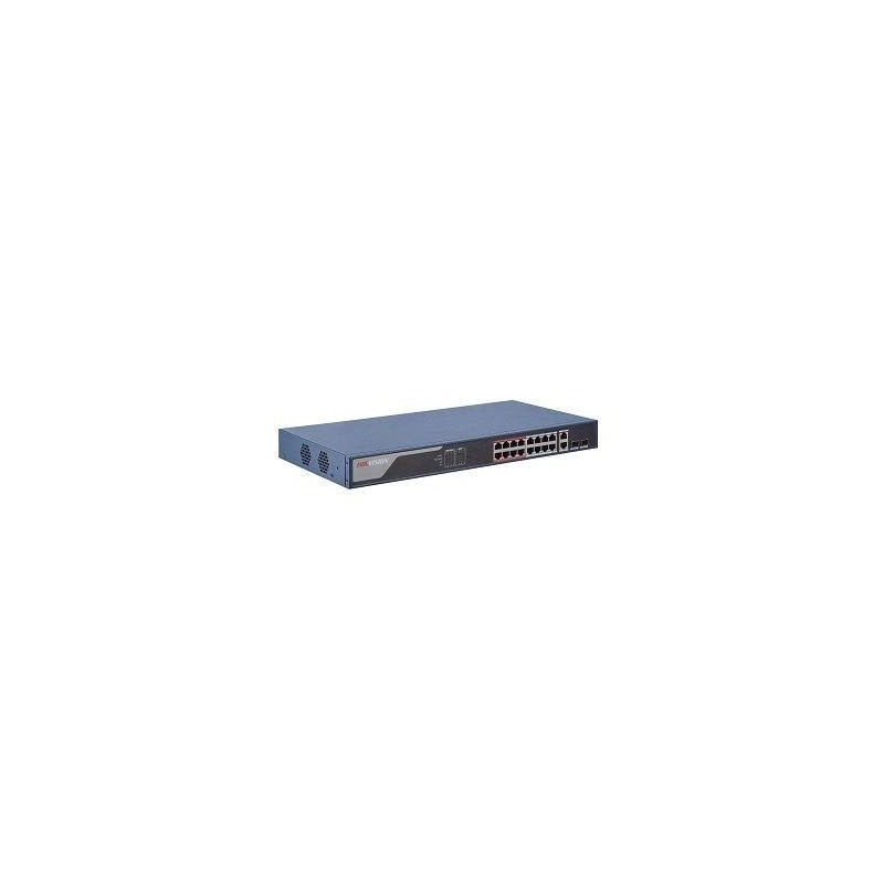 Hikvision DS-3E1318P-E i16-Port Fast Ethernet Web-Managed PoE Switch