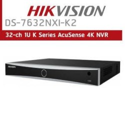 Hikvision DS-7632NXI-K2 32-channel 1U K Series AcuSense 4K Network Video Recorder (NVR)