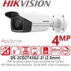 Hikvision ds_2cd2t43g2_2I 4mp Accusense 60M ip camera