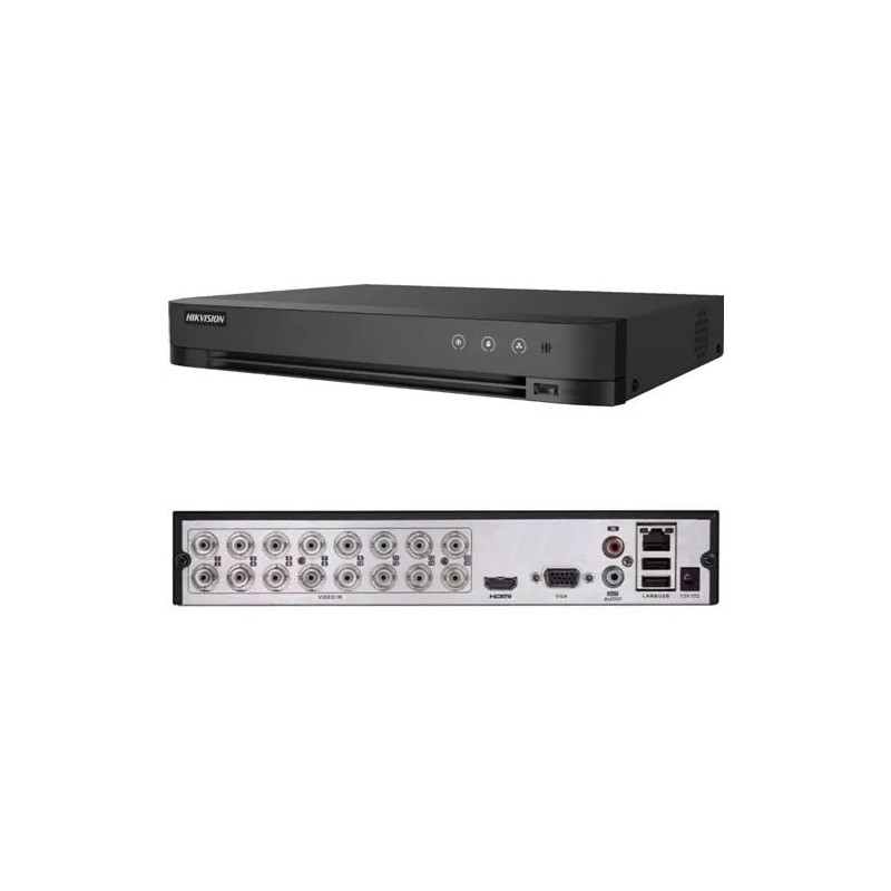 Hikvision DS-7216HGHI-M1 | 16-ch 1UH.265+ DVR Hdtvi/ahd/Analog/IP Hikvision DS-7216HGHI-M1 | 16-ch 1UH.265+ DVR Hdtvi/ahd/Analog/IP