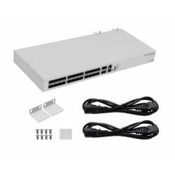 “MikroTik CRS326-24S+2Q+RM | 24× SFP+ 2× QSFP+ Managed Switch