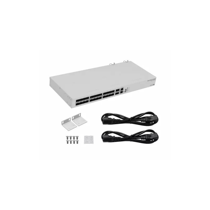 “MikroTik CRS326-24S+2Q+RM | 24× SFP+ 2× QSFP+ Managed Switch