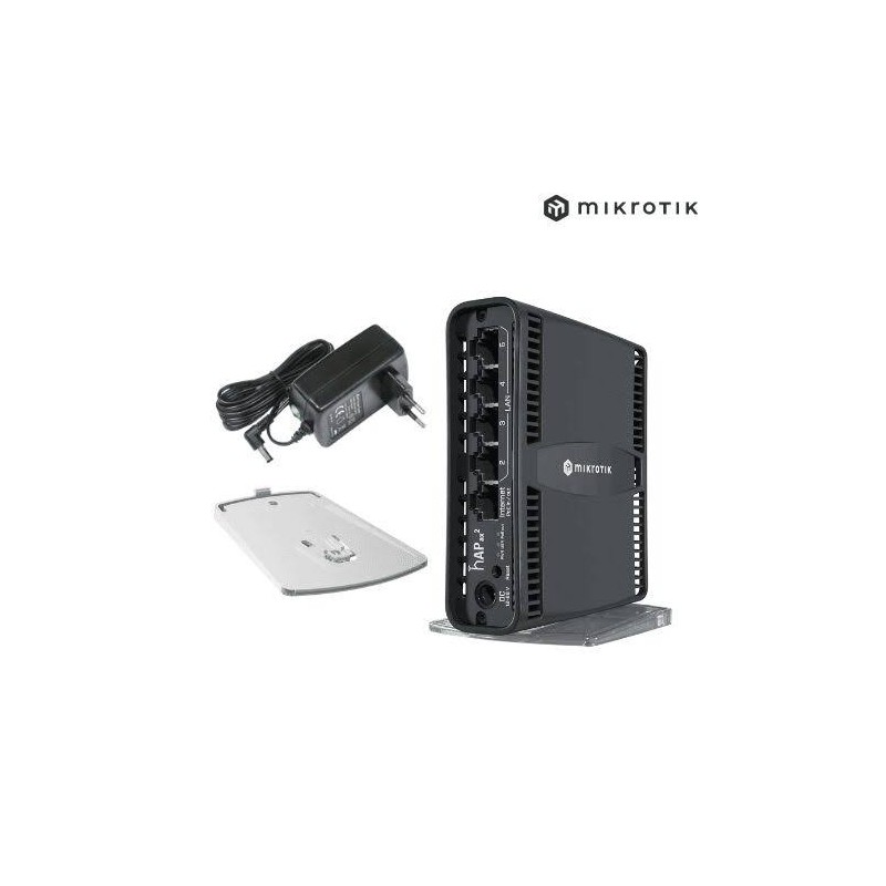MikroTik hAP ax²: Dual-Band WiFi 6 Router with Gigabit Ethernet MikroTik hAP ax²: Dual-Band WiFi 6 Router with Gigabit Ethernet