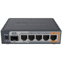 MikroTik hEX S Gigabit Ethernet Router with SFP and PoE Output