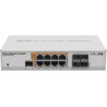 MikroTik CRS112-8P-4S: 8-Port Gigabit PoE Switch with 4 SFP Uplinks