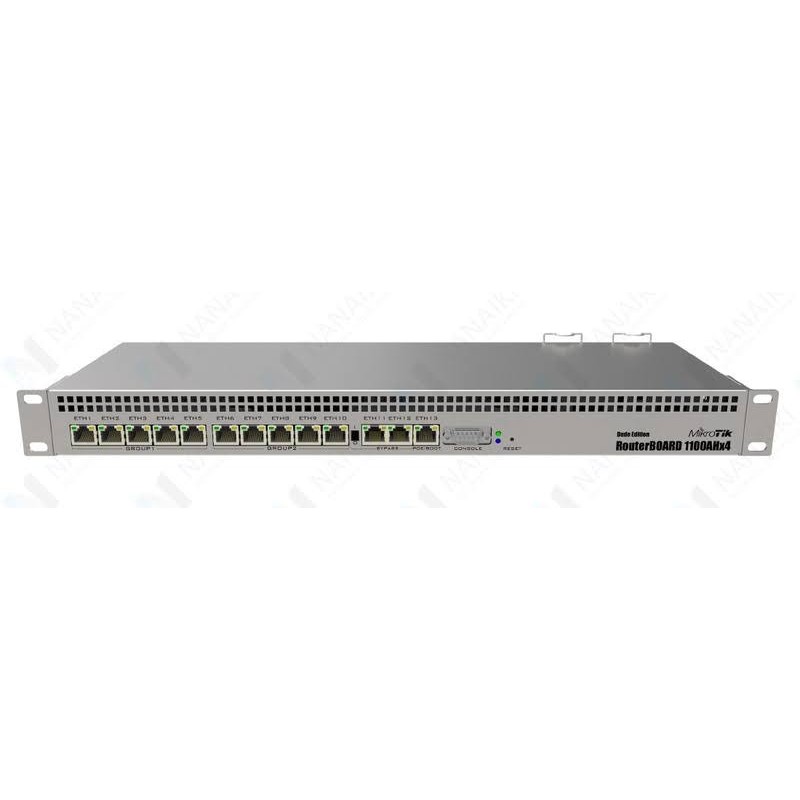 MikroTik RB1100AHx4 Dude Edition: High-Performance Rackmount Router with 13 Ports MikroTik RB1100AHx4 Dude Edition: High-Performance Rackmount Router with 13 Ports