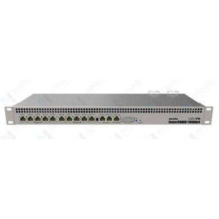MikroTik RB1100AHx4 Dude Edition: High-Performance Rackmount Router with 13 Ports