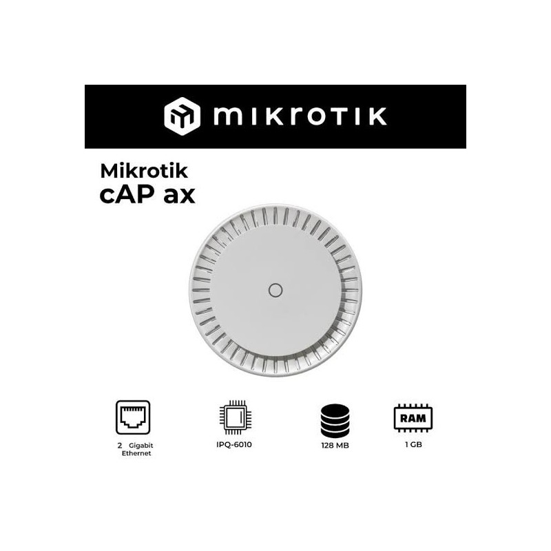 MikroTik cAP ax: High-Performance Dual-Band WiFi 6 Access Point MikroTik cAP ax: High-Performance Dual-Band WiFi 6 Access Point
