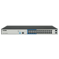 D-Link DGS-F1210-26PS-E 26-Port Gigabit PoE+ Smart Managed Switch | 250W Power Budget