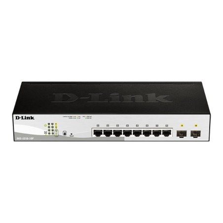 D-Link DGS-1210-10MP 10-Port Gigabit Smart Managed PoE Switch | High PoE Budget