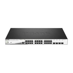 D-Link DGS-1210-28MP 28-Port Gigabit Smart Managed PoE+ Switch | 370W Power Budget