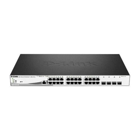 D-Link DGS-1210-28MP 28-Port Gigabit Smart Managed PoE+ Switch | 370W Power Budget