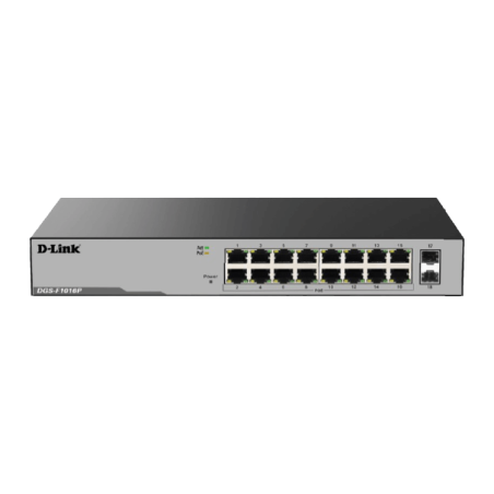 D-Link DGS-F1026P-E 26-Port Gigabit PoE Switch | Advanced Layer 2 Management & Energy-Efficient