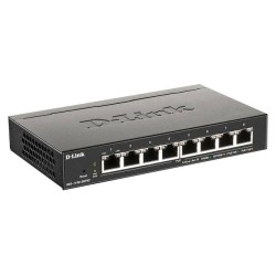 D-Link DGS-1100-08PV2 8-Port Gigabit PoE+ Smart Managed Switch | 64W PoE Budget