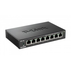 D-Link DGS-1100-08PV2 8-Port Gigabit PoE+ Smart Managed Switch | 64W PoE Budget