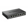 D-Link DGS-1100-08PV2 8-Port Gigabit PoE+ Smart Managed Switch | 64W PoE Budget